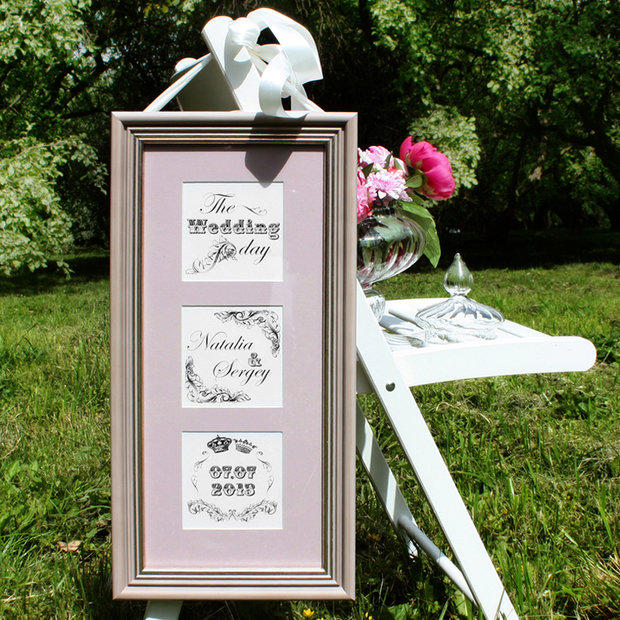 Фотография: Аксессуары в стиле Классический, Современный, Декор интерьера, Праздник, Декор свадьбы, Картина – фото на INMYROOM