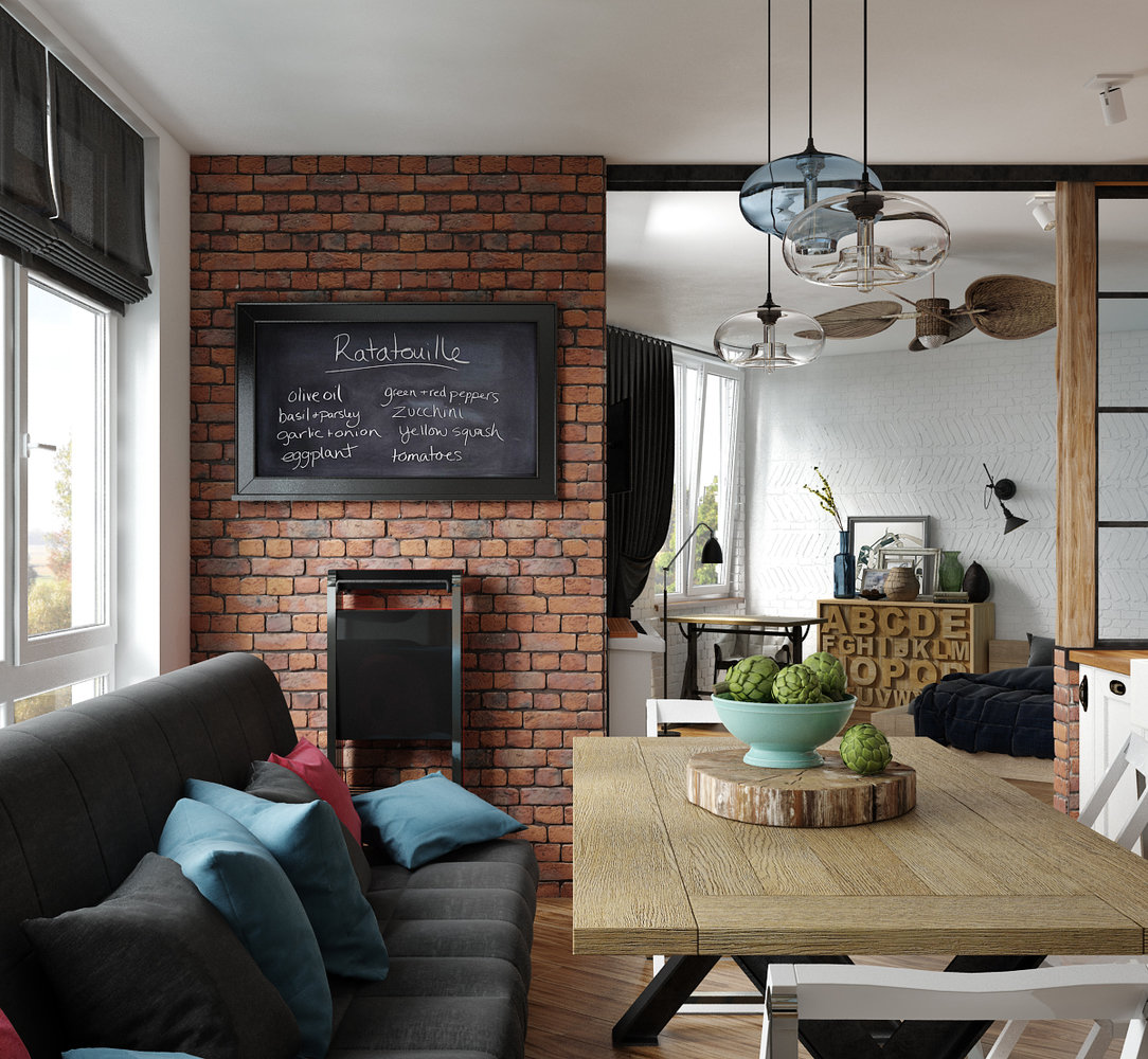 Фото из портфолио Студия недели: проект в Мытищах – фотографии дизайна интерьеров на INMYROOM Фото из портфолио Студия недели: проект в Мытищах – фотографии дизайна интерьеров на INMYROOM