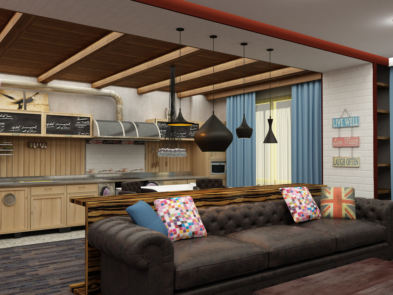 Фото из портфолио Квартира «Ироничный Лондон» в стиле фьюжн – фотографии дизайна интерьеров на INMYROOM Фото из портфолио Квартира «Ироничный Лондон» в стиле фьюжн – фотографии дизайна интерьеров на INMYROOM