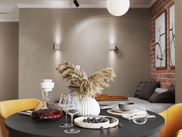 Фото из портфолио Проект квартиры в центре Челябинка – фотографии дизайна интерьеров на INMYROOM