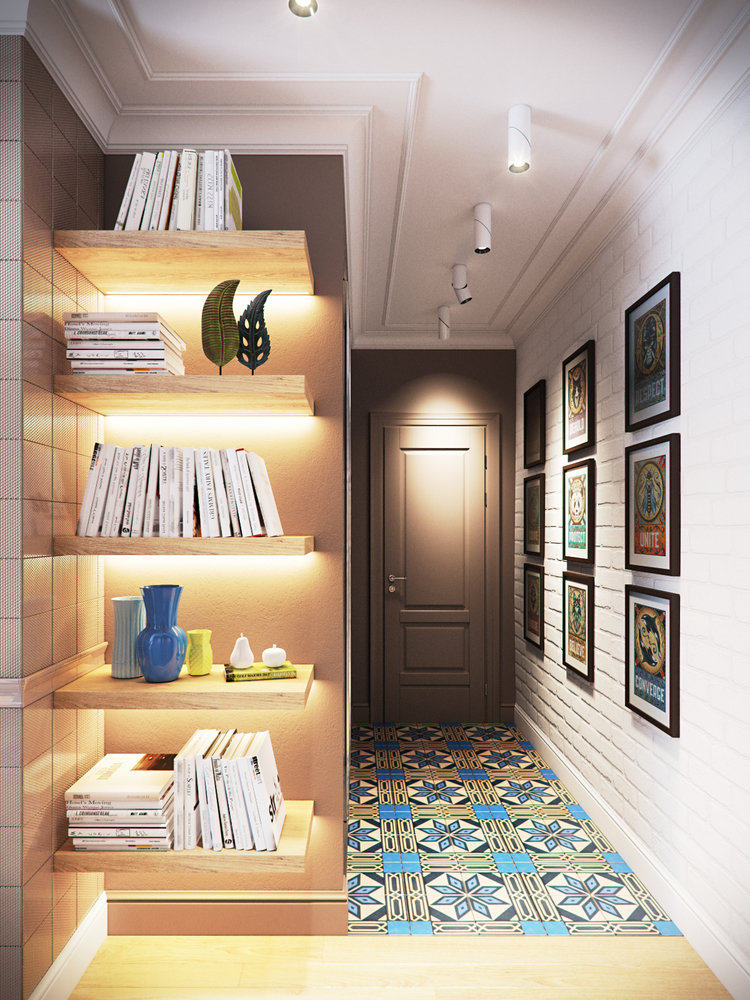 Фото из портфолио Небольшая квартира в центре Петербурга – фотографии дизайна интерьеров на INMYROOM Фото из портфолио Небольшая квартира в центре Петербурга – фотографии дизайна интерьеров на INMYROOM