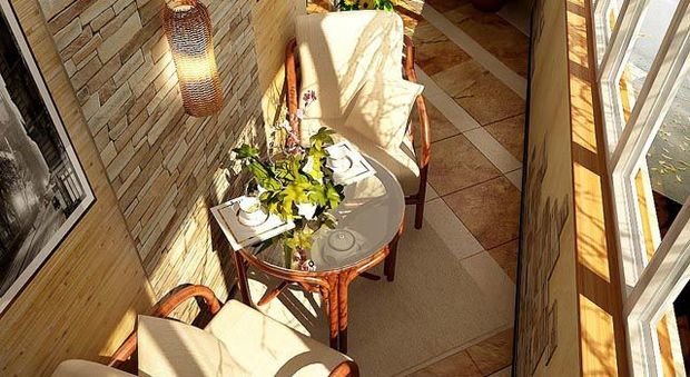 Фотография: Балкон, Терраса в стиле Современный, Интерьер комнат, Барная стойка – фото на INMYROOM