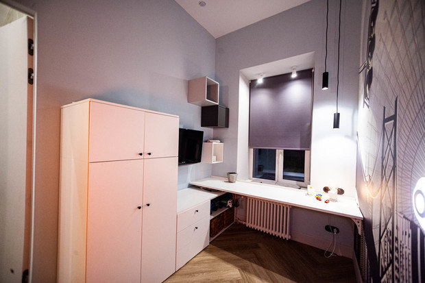 Фотография: Кабинет в стиле Скандинавский, Лофт, Квартира, Проект недели, Санкт-Петербург, Кирпичный дом, 2 комнаты, 40-60 метров, VS-Buro, Валентина Щербакова – фото на INMYROOM