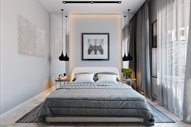 Фото из портфолио Монохромная элегия – фотографии дизайна интерьеров на INMYROOM
