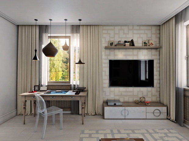 Фото из портфолио Дизайн рабочего кабинета  – фотографии дизайна интерьеров на INMYROOM