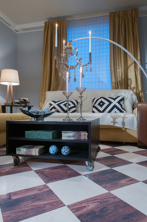 Фотография: Гостиная в стиле Эклектика, Кухня и столовая, Дом, Дома и квартиры – фото на INMYROOM