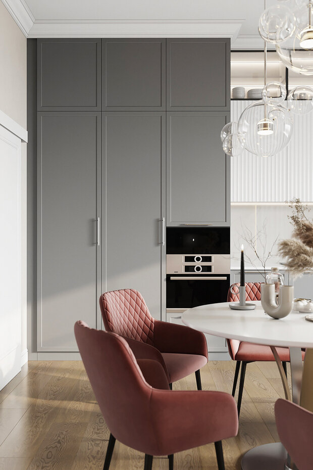 Фотография: Кухня и столовая в стиле Классический, Современный, Дом, Проект недели, Дом и дача, 4 и больше, Более 90 метров, Нижегородская область, Ольга Матренина – фото на INMYROOM