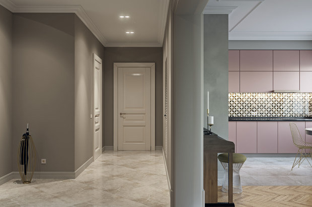 Фото из портфолио OLMO Flat-Taganka – фотографии дизайна интерьеров на INMYROOM