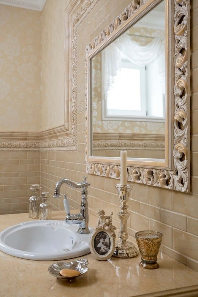 Фотография: Ванная в стиле Прованс и Кантри, Дом, Дома и квартиры – фото на INMYROOM