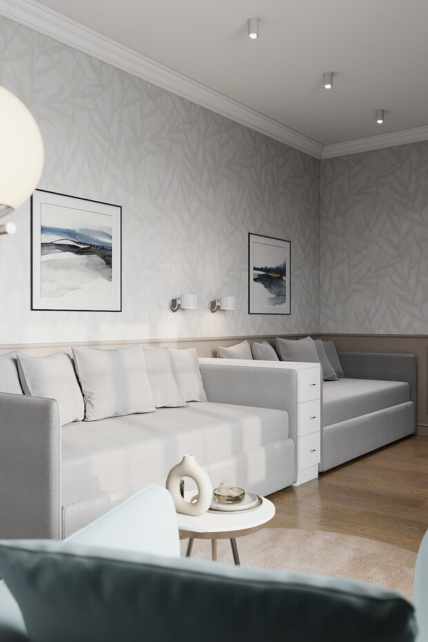 Фотография: Детская в стиле Классический, Современный, Дом, Проект недели, Дом и дача, 4 и больше, Более 90 метров, Нижегородская область, Ольга Матренина – фото на INMYROOM