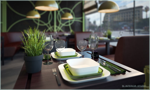 Фото из портфолио Дизайн пиццерии Cafe Da Vinci – фотографии дизайна интерьеров на INMYROOM