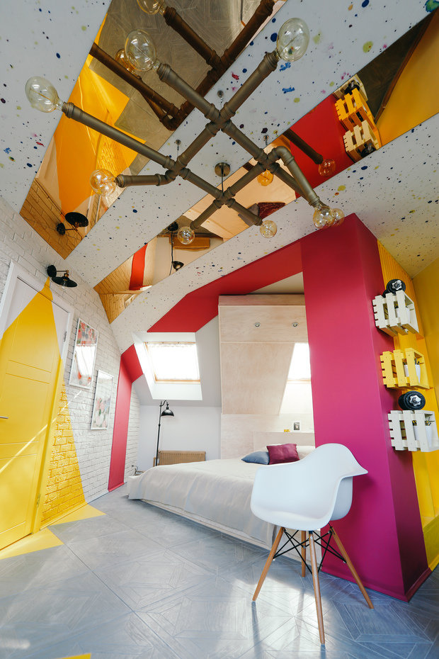 Фото из портфолио "Акварельная спальня" для прграммы "Фазенда" – фотографии дизайна интерьеров на INMYROOM