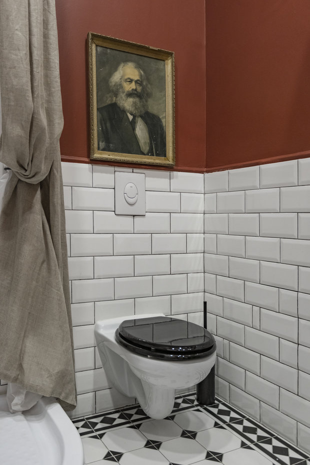 Фотография: Ванная в стиле Эклектика, Квартира, Проект недели, Екатеринбург, Сталинка, 3 комнаты, 60-90 метров, Ольга Минуллина – фото на INMYROOM