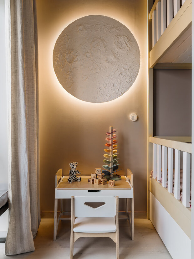 Фотография: Детская в стиле Современный, Эклектика, Квартира, Проект недели, Москва, 3 комнаты, 60-90 метров, Domeli, Катерина Притчина – фото на INMYROOM