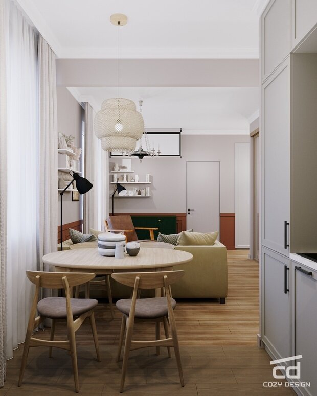 Фото из портфолио Эклектичная квартира 54м2 – фотографии дизайна интерьеров на INMYROOM
