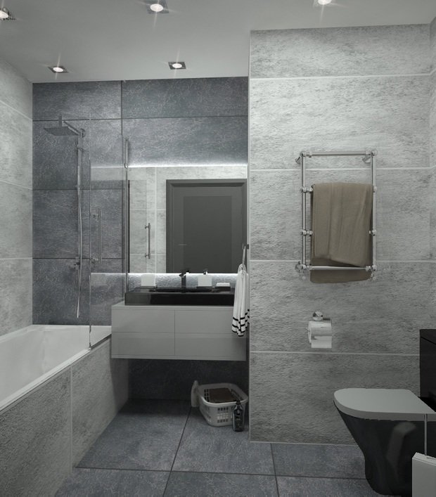 Фото из портфолио Дизайн проект 2-х комнатной квартиры в стиле hi tech – фотографии дизайна интерьеров на INMYROOM