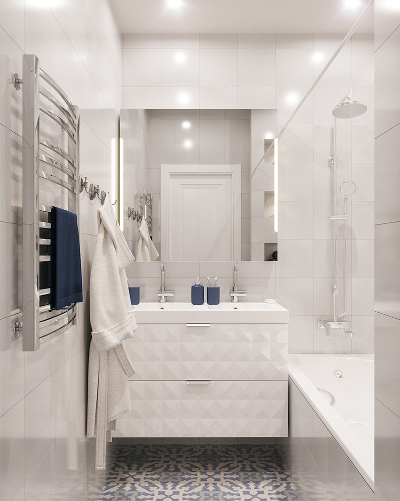 Фотография: Ванная в стиле Современный, Квартира, Проект дня, Московская область, 3 комнаты, 60-90 метров, Монолитно-кирпичный, Анастасия Кудряшова, ЖК «Клязьминская высота», ПРЕМИЯ INMYROOM – фото на INMYROOM Фотография: Ванная в стиле Современный, Квартира, Проект дня, Московская область, 3 комнаты, 60-90 метров, Монолитно-кирпичный, Анастасия Кудряшова, ЖК «Клязьминская высота», ПРЕМИЯ INMYROOM – фото на INMYROOM