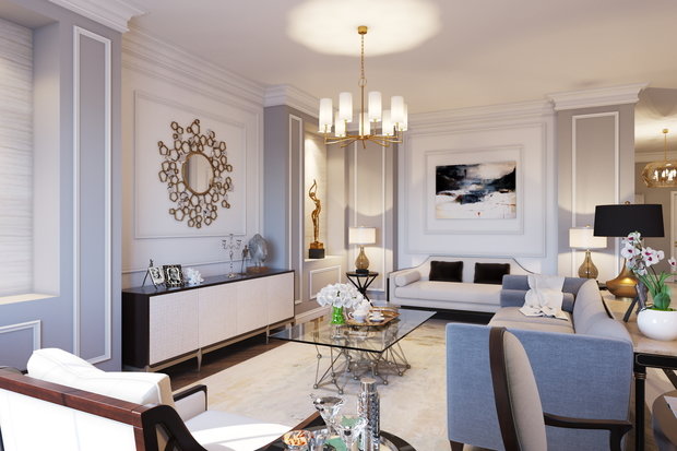 Фото из портфолио Проект 6 – фотографии дизайна интерьеров на INMYROOM