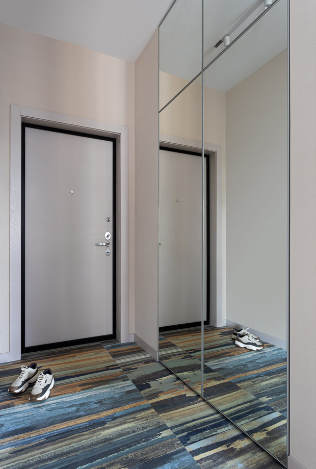 Фотография: Прихожая в стиле Современный, Квартира, Проект недели, Москва, «Уютная квартира», 2 комнаты, 40-60 метров – фото на INMYROOM