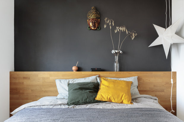 Фотография: Спальня в стиле Лофт, Современный, Квартира, Проект недели, Зеленоград, 2 комнаты, 40-60 метров, Наталья Купрейчук – фото на INMYROOM