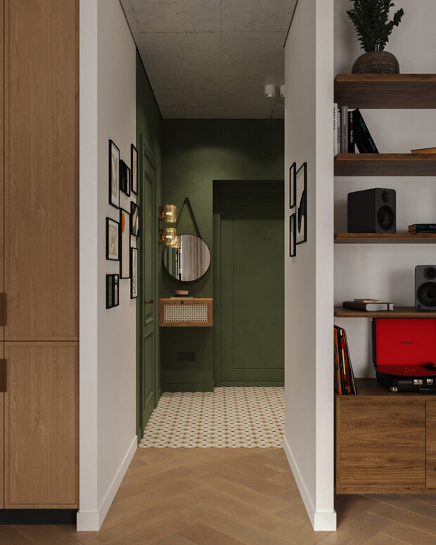 Фотография: Прихожая в стиле Современный, Эклектика, Винтажный, Проект дня – фото на INMYROOM