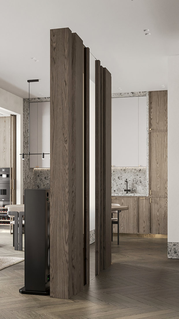 Фото из портфолио ДП Большая Почтовая, 114 м2 – фотографии дизайна интерьеров на INMYROOM