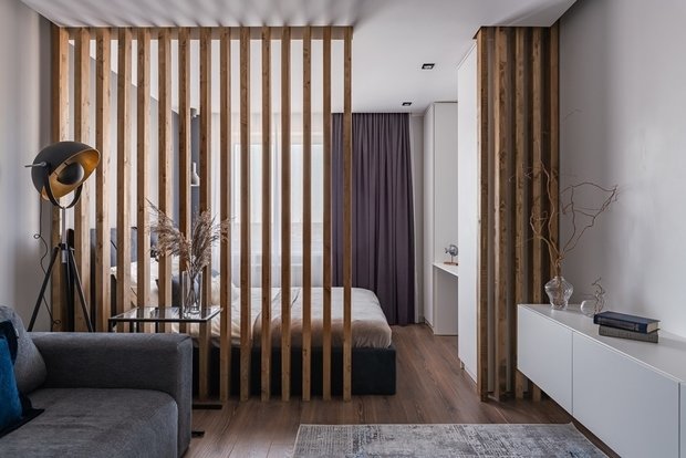 Фотография: Гостиная в стиле Современный, Квартира, Советы, Проект недели, Москва, 1 комната, 40-60 метров, Юлия Панова – фото на INMYROOM