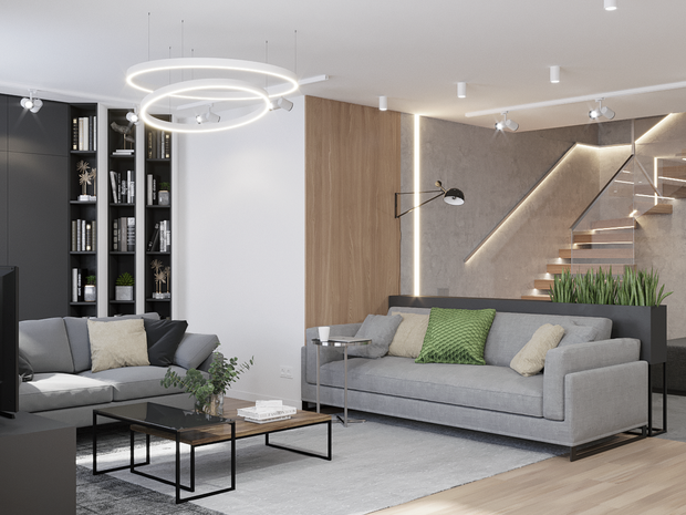 Фото из портфолио Бетон и дерево – фотографии дизайна интерьеров на INMYROOM