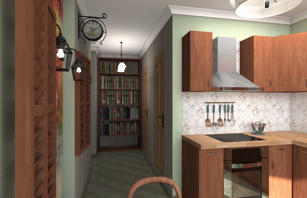 Фото из портфолио Дизайн-проект квартиры в г. Железнодорожный мкр. Центр-2 – фотографии дизайна интерьеров на INMYROOM