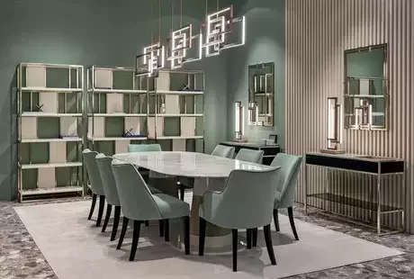 Subtle Sage Dining Room