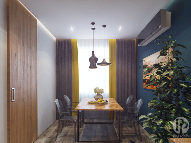 Фото из портфолио АПАРТАМЕНТЫ ДЛЯ ХОЛОСТЯКА – фотографии дизайна интерьеров на INMYROOM