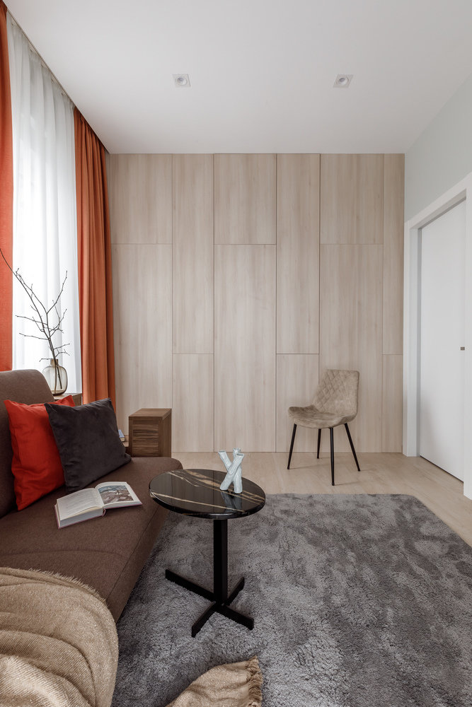 Фотография: Гостиная в стиле Современный, Дом, Минимализм, Проект дня, Дом и дача, Ростов-на-Дону, 3 комнаты, Более 90 метров, Astar project – фото на INMYROOM