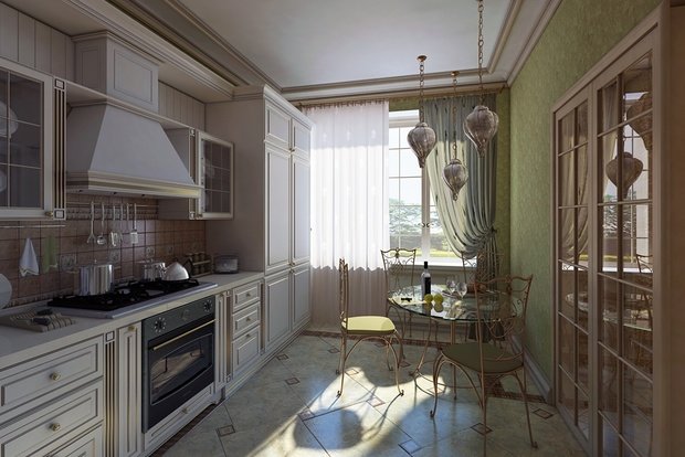 Фото из портфолио Кухня и столовая в классике – фотографии дизайна интерьеров на INMYROOM