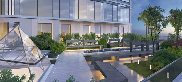 Фото из портфолио Проект террассы элитного жилого комплекса "Ingria Tower" – фотографии дизайна интерьеров на INMYROOM