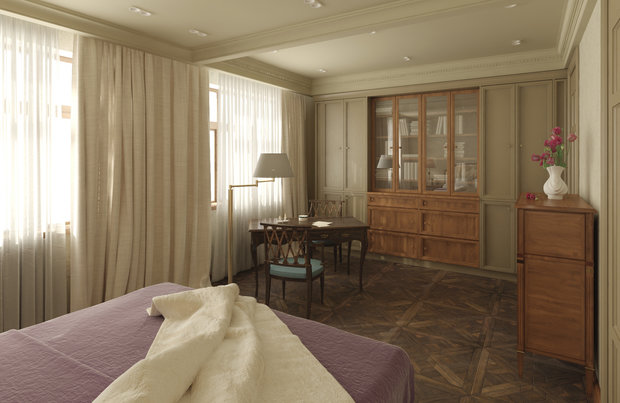 Фото из портфолио Проект квартиры в ЖК "Доминион" – фотографии дизайна интерьеров на INMYROOM