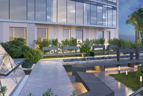 Проект террассы элитного жилого комплекса "Ingria Tower"