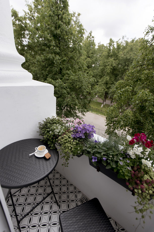 Фотография: Балкон в стиле Современный, Квартира, Проект недели, 2 комнаты, 40-60 метров, 60-90 метров, Ярославль, Елена Бердникова – фото на INMYROOM