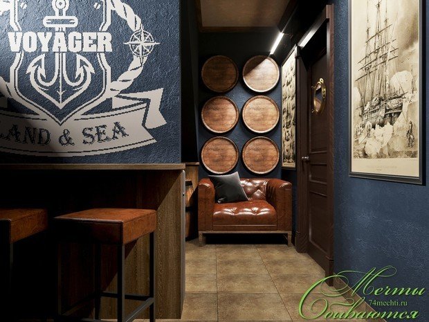 Фото из портфолио Бильярд на крыше – фотографии дизайна интерьеров на INMYROOM