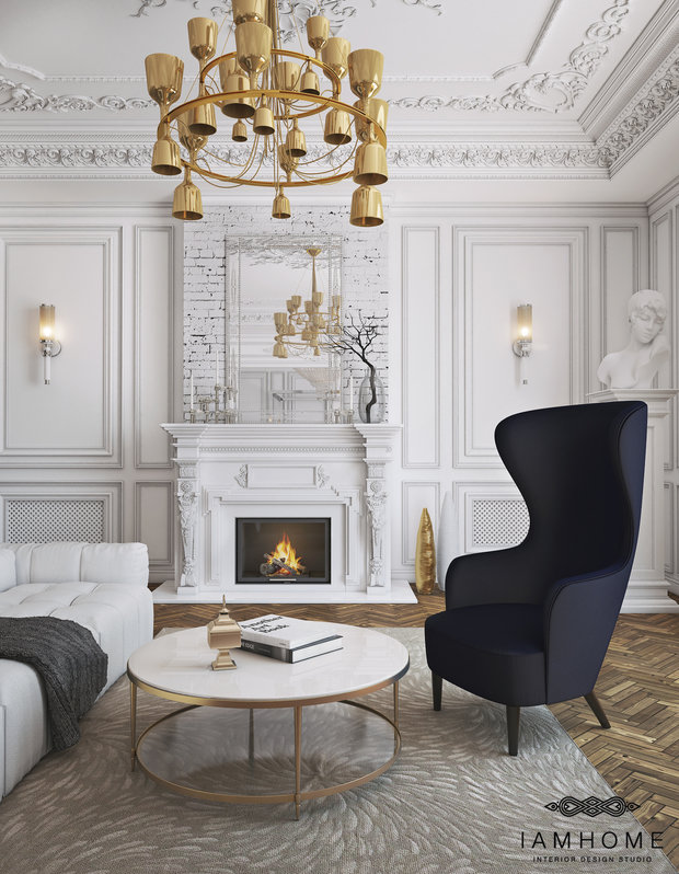 Фото из портфолио Итальянская классика – фотографии дизайна интерьеров на INMYROOM
