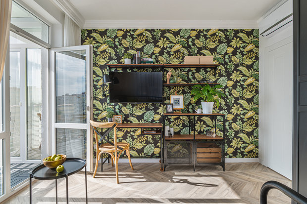 Фотография: Кабинет в стиле Скандинавский, Современный, Квартира, Проект дня, 3 комнаты, 60-90 метров, Симферополь, Татьяна Петрова – фото на INMYROOM