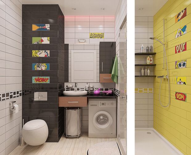 Фото из портфолио Однокомнатная квартира в Москве – фотографии дизайна интерьеров на INMYROOM