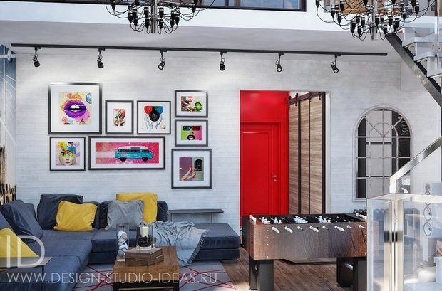 Фото из портфолио ЛОФТ В ЖК TRIBECCA В МОСКВЕ,120 М² – фотографии дизайна интерьеров на INMYROOM
