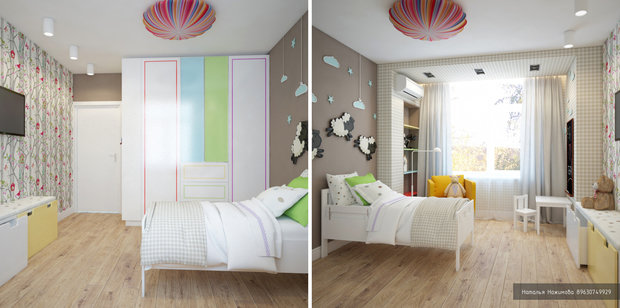 Фото из портфолио Двухкомнатная квартира – фотографии дизайна интерьеров на INMYROOM