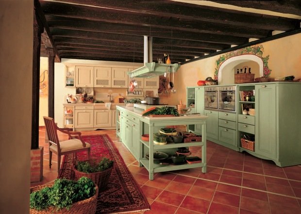 Фотография: Кухня и столовая в стиле Прованс и Кантри, Интерьер комнат – фото на INMYROOM