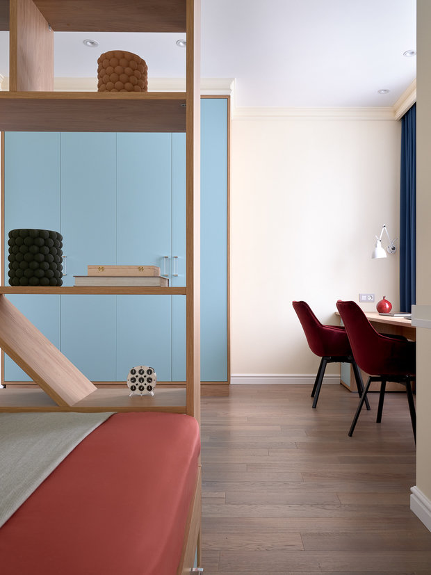 Фотография: Детская в стиле Современный, Квартира, Проект недели, Москва, 4 и больше, Более 90 метров, Н-Куб, Николай Николаев – фото на INMYROOM