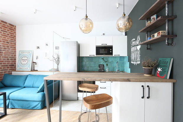 Фото из портфолио Квартира-студия ЖК "Фили Град" – фотографии дизайна интерьеров на INMYROOM