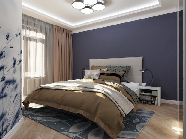 Фото из портфолио Дизайн спальни Опалиха О2 – фотографии дизайна интерьеров на INMYROOM