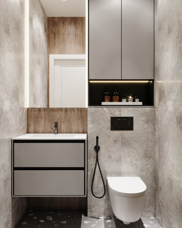 Фото из портфолио ЖК Маяк, 85 м2 – фотографии дизайна интерьеров на INMYROOM