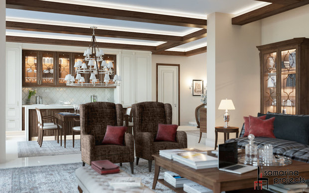 Фото из портфолио "Классическая симфония" – фотографии дизайна интерьеров на INMYROOM