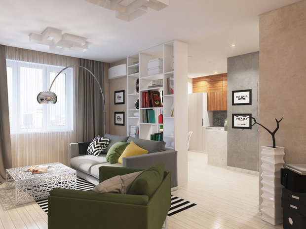 Фото из портфолио Квартира в Лыткарино – фотографии дизайна интерьеров на INMYROOM
